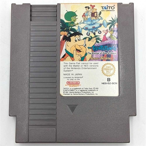 The Flintstones The Rescue Of Dino & Hoppy - SCN - NES Game (B Grade) (Used)